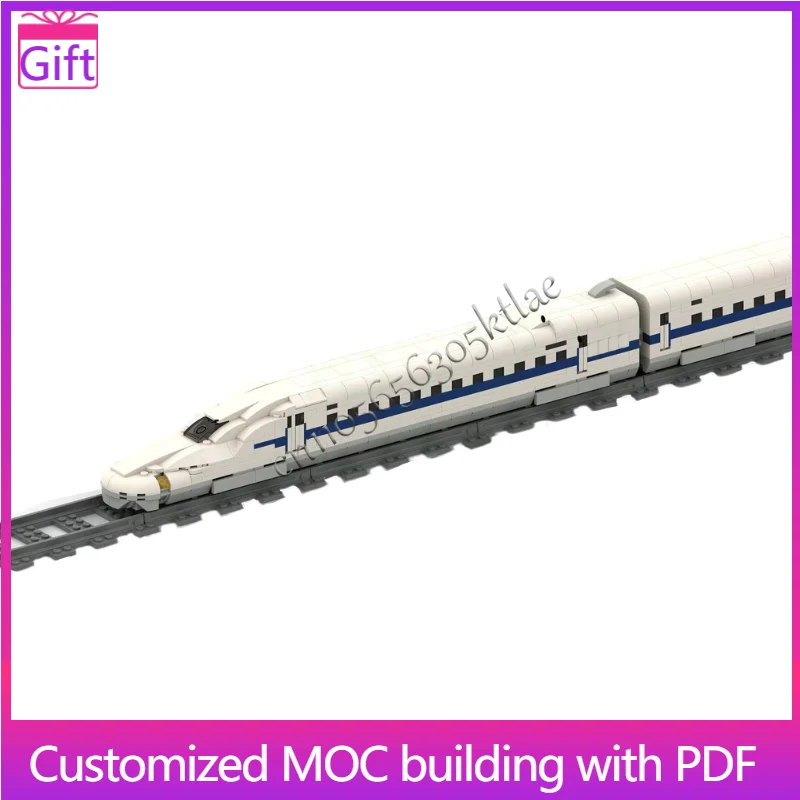 

2871 Parts Cool Shinkansen Bullet Train MOC Building Block Set Realistic High-Speed Rail Model Bricks DIY Kids Puzzle Xmas Gift