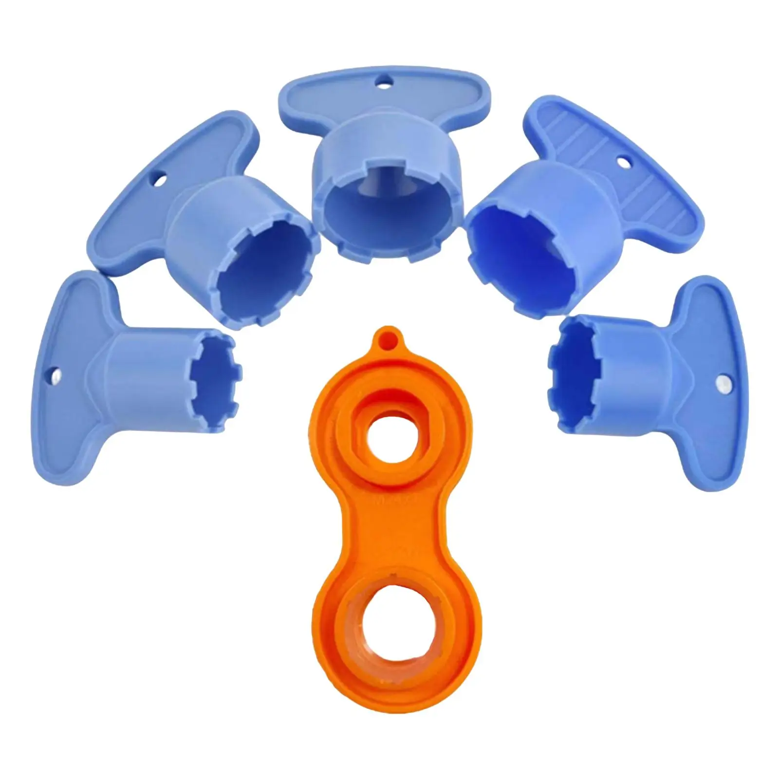 6 Pieces Practical Faucet Cache Aerators M16.5-24mm Removal Wrench Tool Water