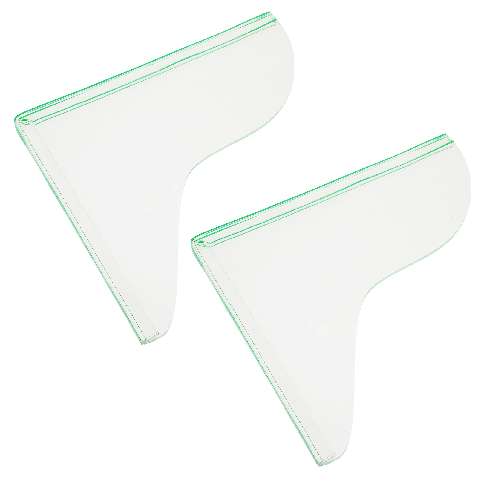 

2pcs Bathtub Shower Splash Guards Corner Water Guard For Washbasin Sink Bath Tub Acrylic Transparent Bathroom Bathtub Water