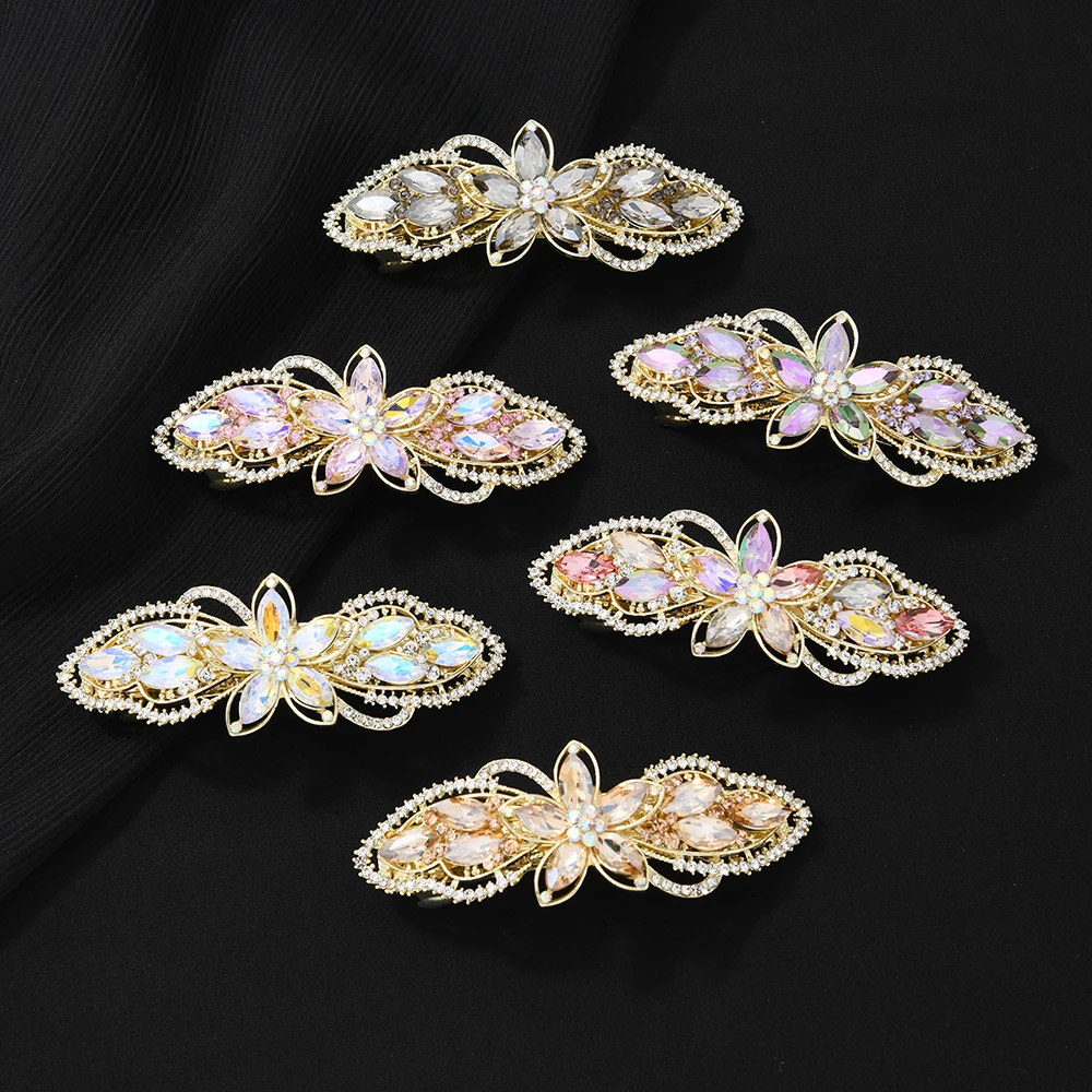 

High-end ponytail hair accessories, star hair clips, ladies' back hair clips, large spring clips, and colorful accessories
