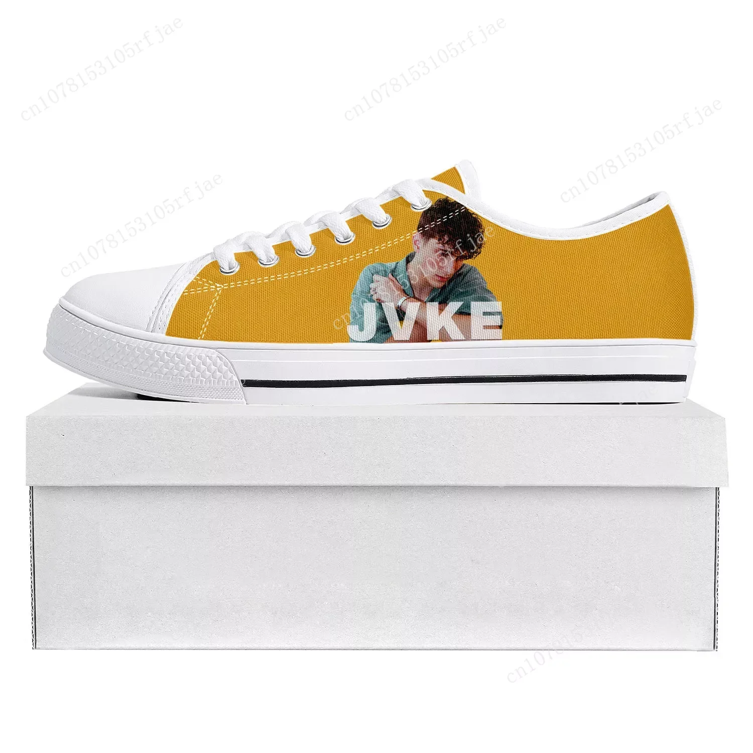 

JVKE Popular Singer Pop Low Top High Quality Sneakers Mens Womens Teenager Canvas Sneaker Prode Casual Couple Shoes Custom Shoe