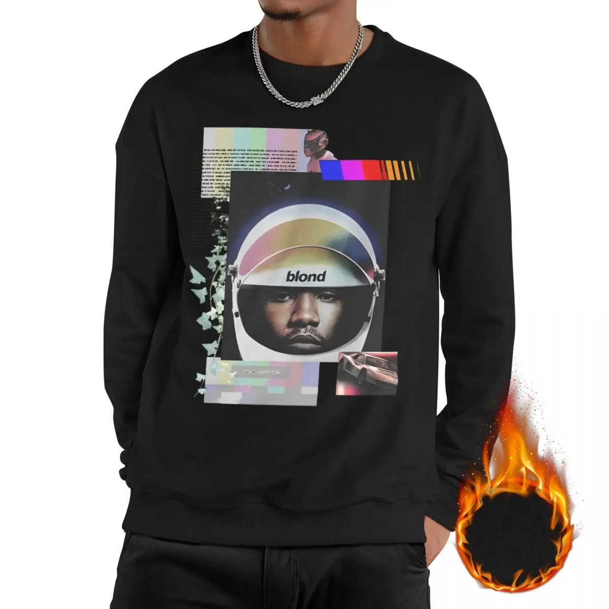 

Stylish Frank Oceans Albums Sweatshirt Unisex Fleece Lined Long Sleeve Shirts Warm Cool Singer Hip Hop Sweatshirts Hoodie