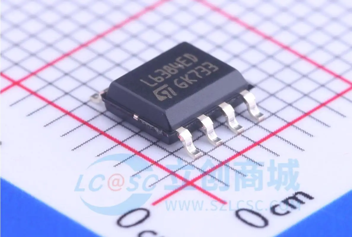 8PCS  Original genuine L6384ED013TR silk screen L6384ED package SOP-8 driver integrated chip IC