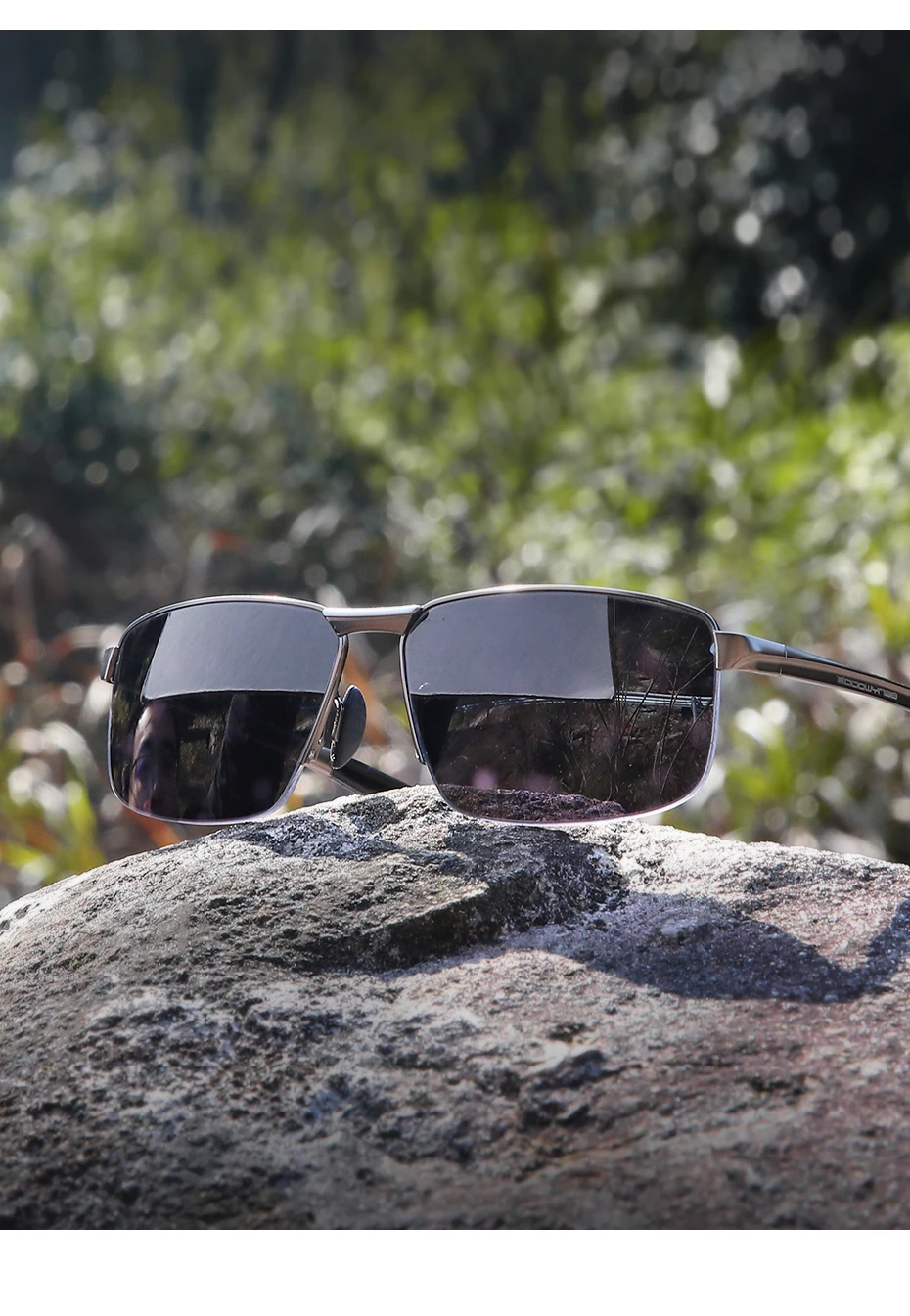 CAPONI neue Sonnenbrille für Männer Nylon polarisierte photo chrome Legierung fahren Sonnenbrille uv400 Marke Designer Sonnenbrillen bs8917 – Detail 2
