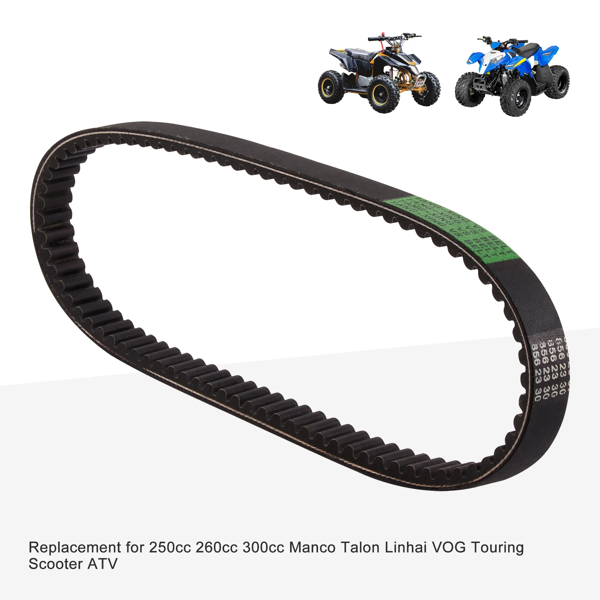 GOOFIT 856 23 30 Motorcycle Driven Belt Replacement For 250cc 260cc 300cc Manco Talon Linhai VOG Touring Scooter ATV