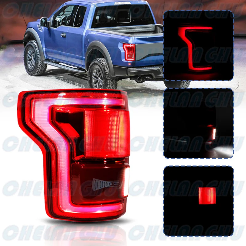 

LED Left Side Tail Light For Ford F150 2015 2016 2017 Rear Lamp With Brake Light Position Light Reverse Light Blind Spot