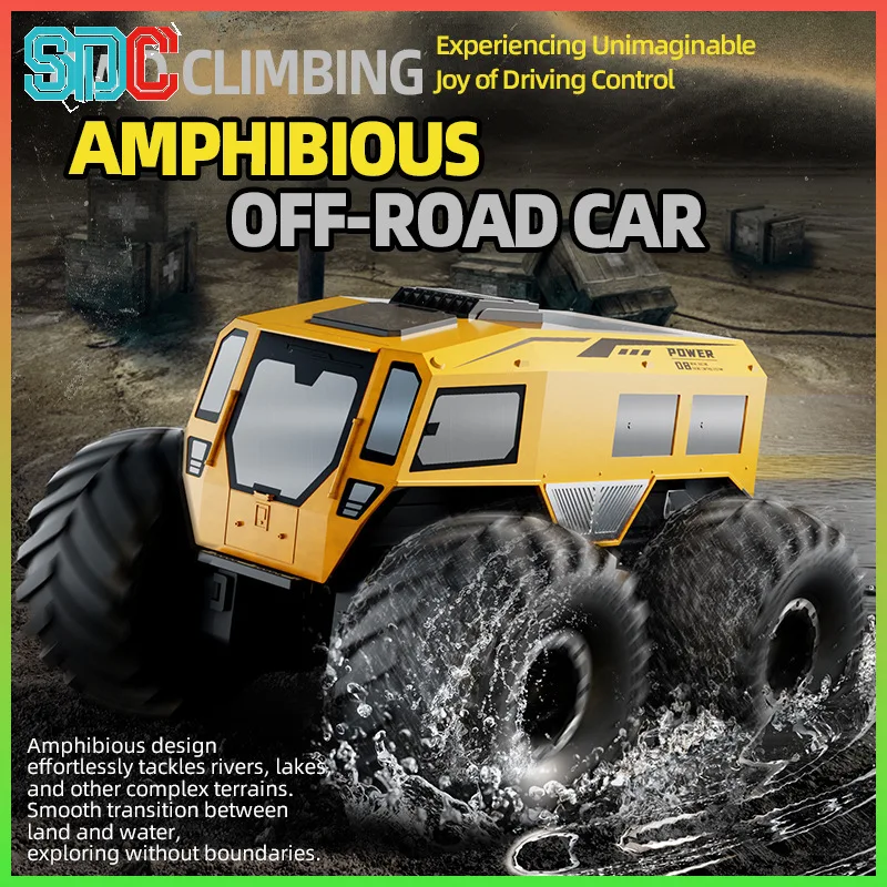 

JJRC Q210 RC Cars 4WD All Terrain Cross Country Car RC Water Land Амфибия 2,4G Игрушечный автомобиль с дистанционным управлением Детский подарок Тонкий продукт