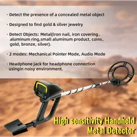 Professional Underground Gold Detectors Pinpointer Detecting Jewelry Treasure Hunter MD-4060 High Sensitivity Metal Detector