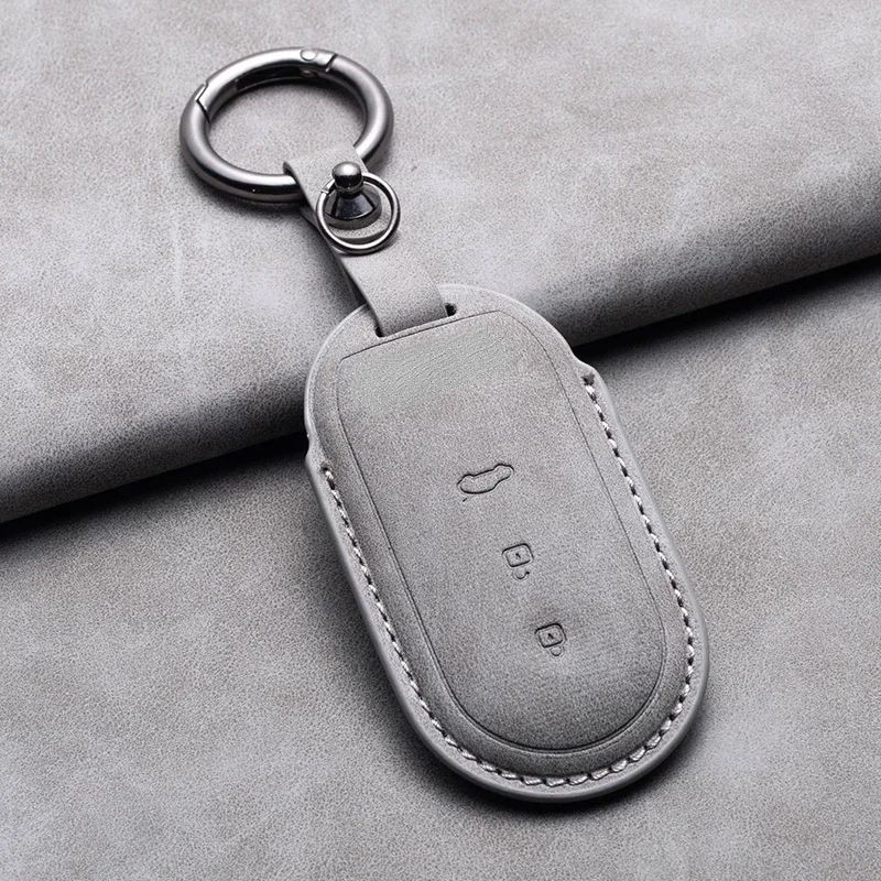

3 Buttons Car Remote Key Case Cover for AITO M5 M7 2022 M9 2022 2023 2024 2025 Auto Key Fob Shell Protector Keychain