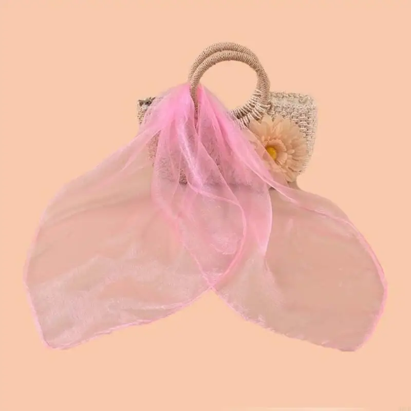 M6CD Colorful Hair Scarf Classical 50s Fashion Square Design Silk Disfrute comodidad