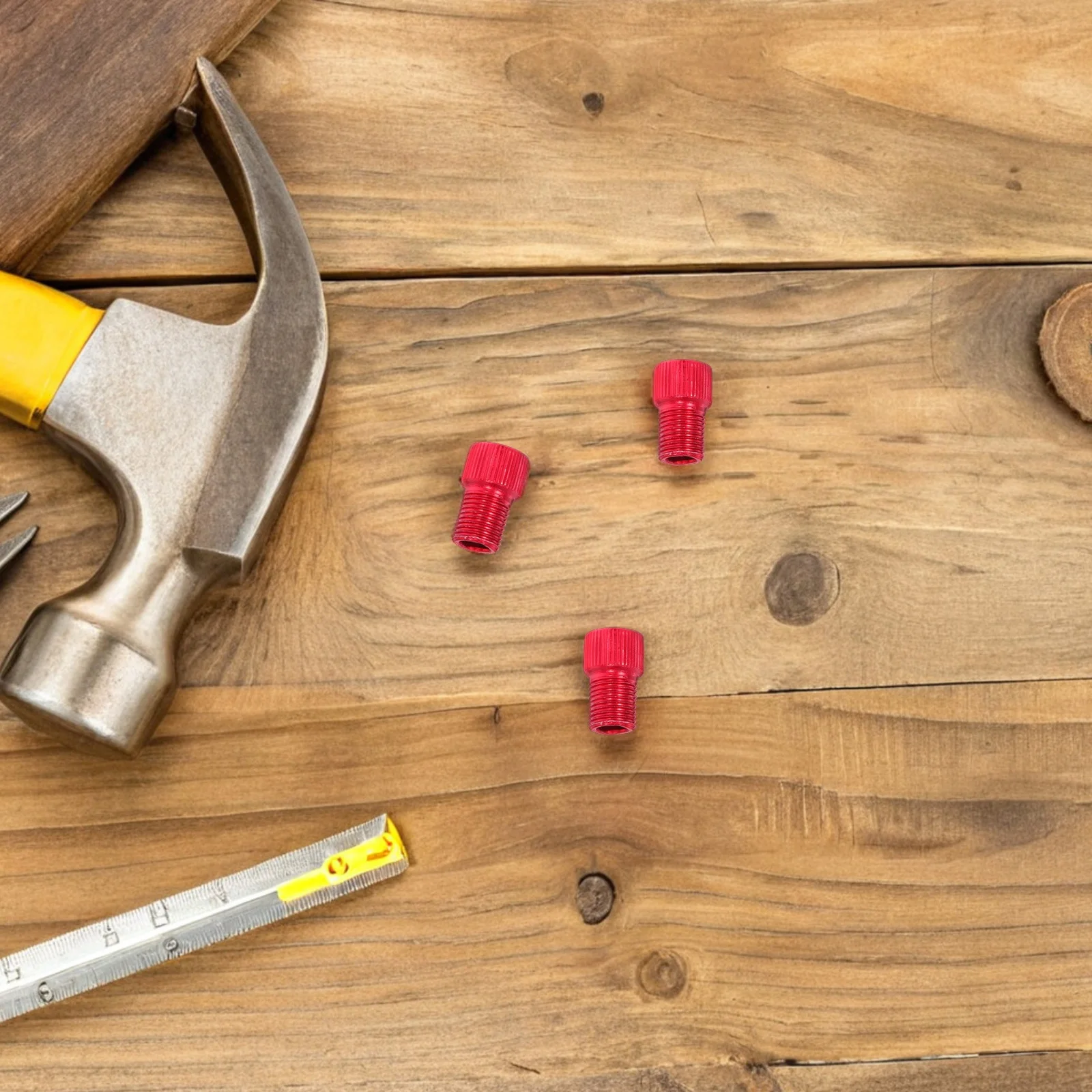 

4 pcs Aluminum Alloy To Adapter Valve Converter For Road Bike Mountain Bicycle Tube Repair Air Compressor