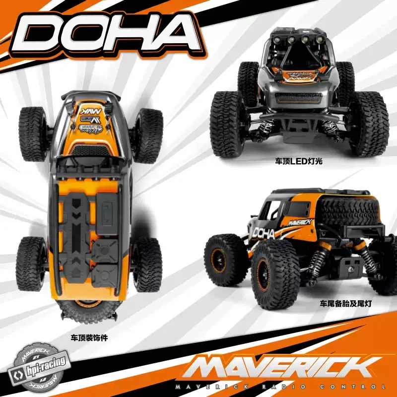 

Hpi Maverick масштаб 1/20 грузовик для пустыни 4wd матовый радиоуправляемый электрический гусеничный гусеничный рок с дистанционным управлением для взрослых и детей