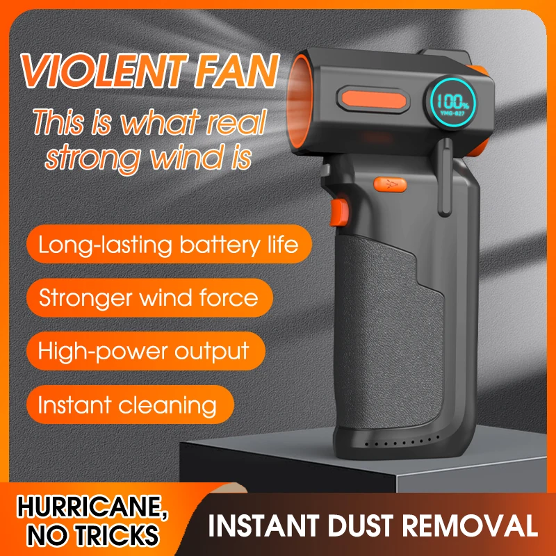 

Turbo Fan Jet 990000RPM Turbo Jet Blower Brushless Vacuum Cleaner Blower For PC/Keyboard/Home/Car Cleaning Air Duster 10000mah