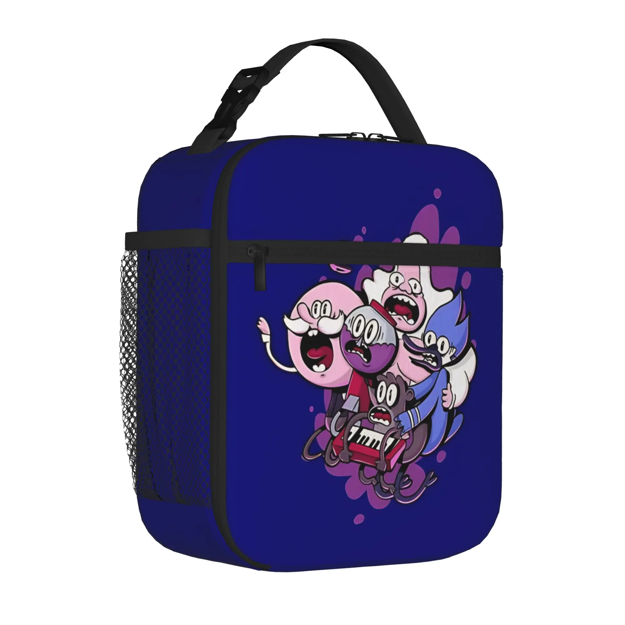 1 Piece Portable Lunch Container The Power Zipper Closure Durable Pocket R-Regular show For Lunch Box Bag