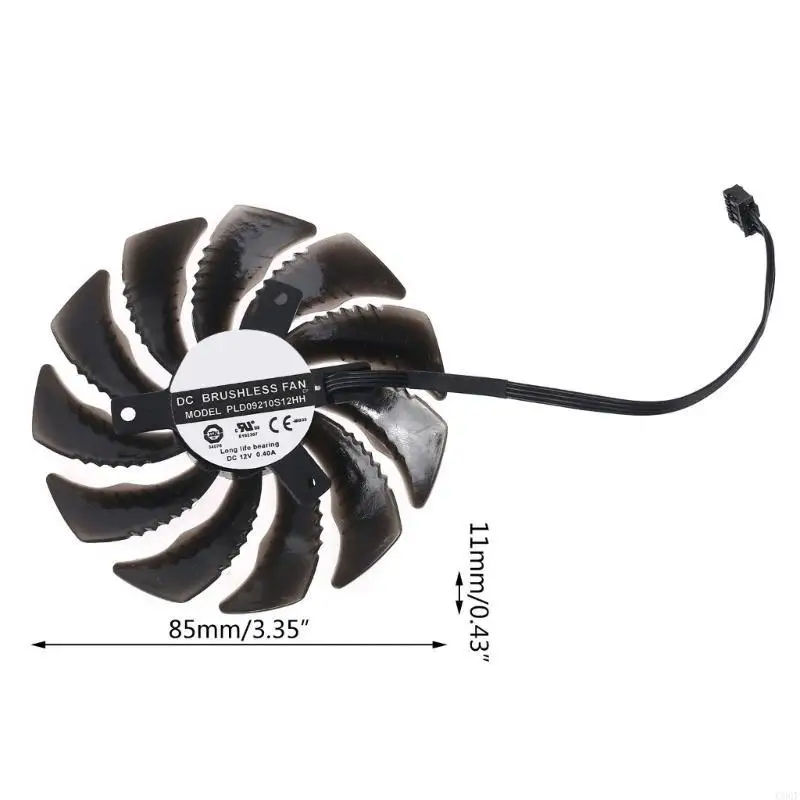 C90F untuk gigabyte 1080 Mini Graphics Card Cooling Fan Replacement Untuk 12V Cool
