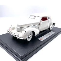 1:18 Scale Diecast Alloy CORD 810 Vintage Cars Toys Model Classics Nostalgia Adult Collection Souvenir Gifts Static Display