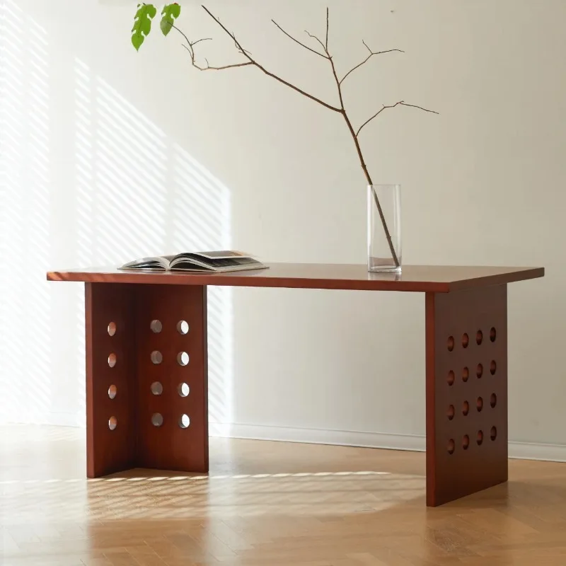 

Деревянный офисный стол в стиле середины века, французский кабинет в стиле ретро, рабочий стол, верстак, дизайнерская коммерческая мебель Escritorio FYOD