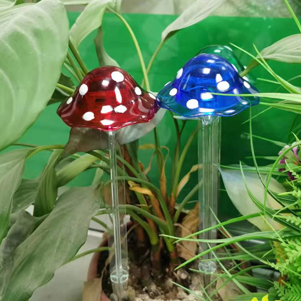 

Solar Mushroom Light 3D Glass Decorative Outdoor Garden Stake Lights Landscape Lighting Solar Powered Ground Inserted for Yard