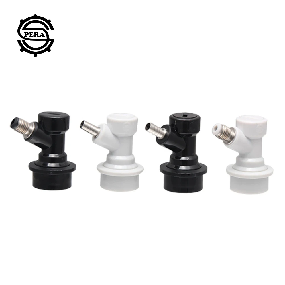 

Beer Keg Connector Dispenser Ball Lock Keg Disconnect Liquid / Gas Connectors 1/4'' For Ball Lock Keg Swivel Nut Homebrew Tools