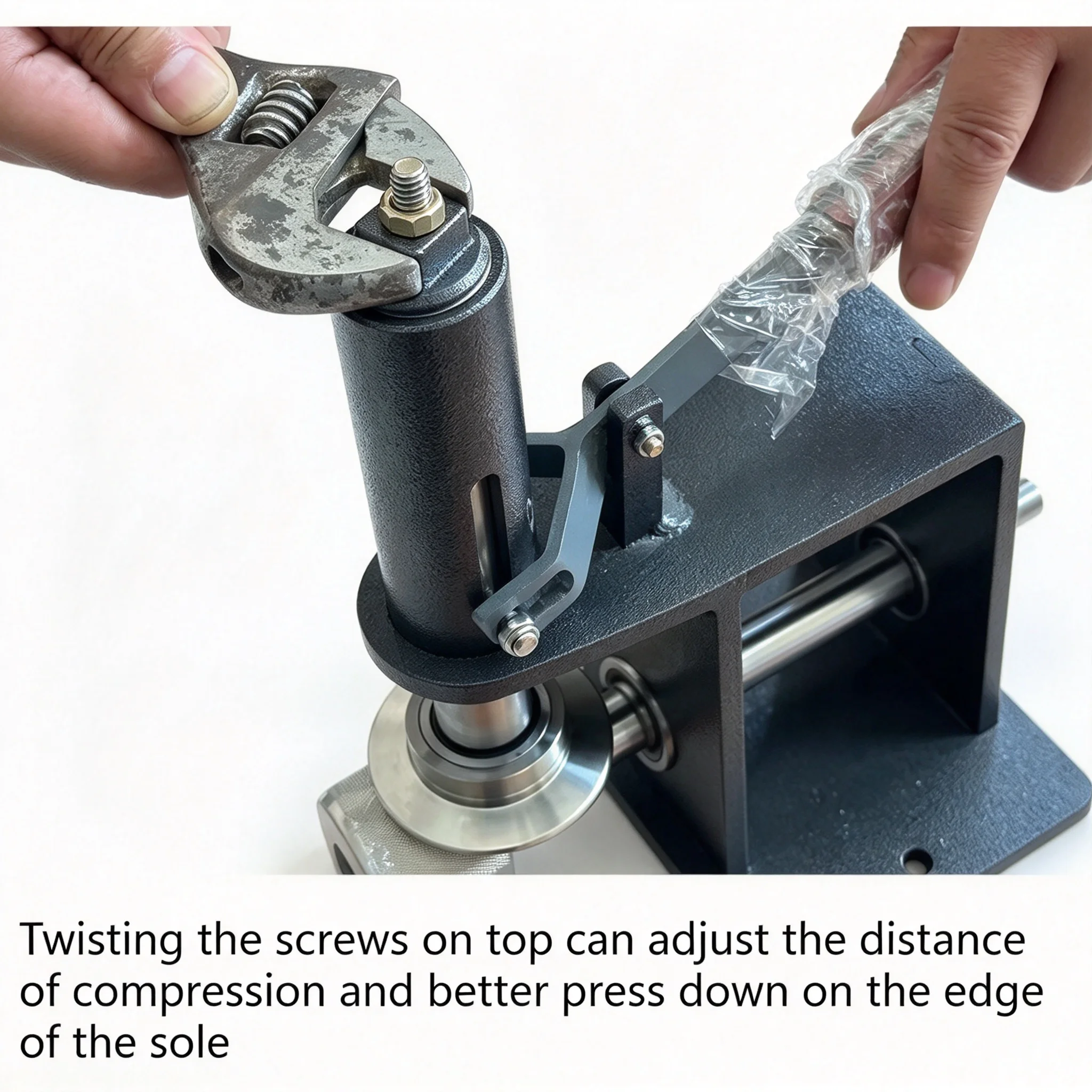 DIY Leather Shoe Repair Pressing Machine for Shoe Crafts Upgraded Sole Edge Flattening Machine Handmade Shoe Making Tool