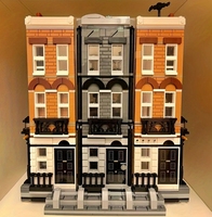 NEW 1083Pcs  Magic World of Wizards Classic Movies 12 Grimmauld Place Building Blocks Toys For Kids Gifts