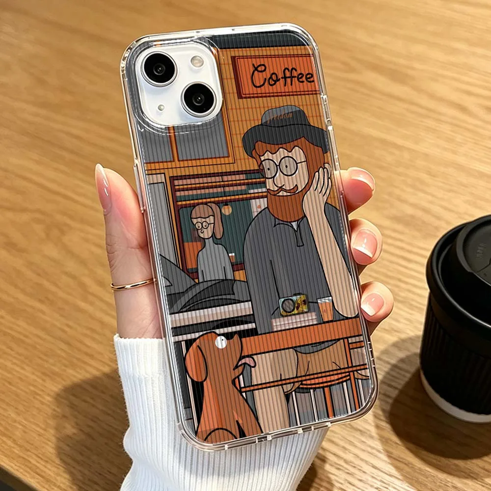 Vintage Wood Grain Boy Art For iPhone 18 17 16 15 14 Pro Max 12 11 13 Air Plus XS Wireless Charge Magnetic Magsafe Phone Case