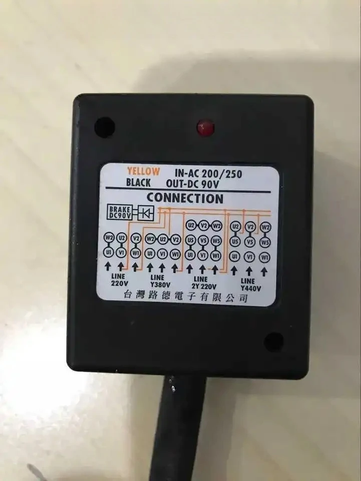 

Original Taiwan rectifier brake capacitor IN-AC200/250 DC90V