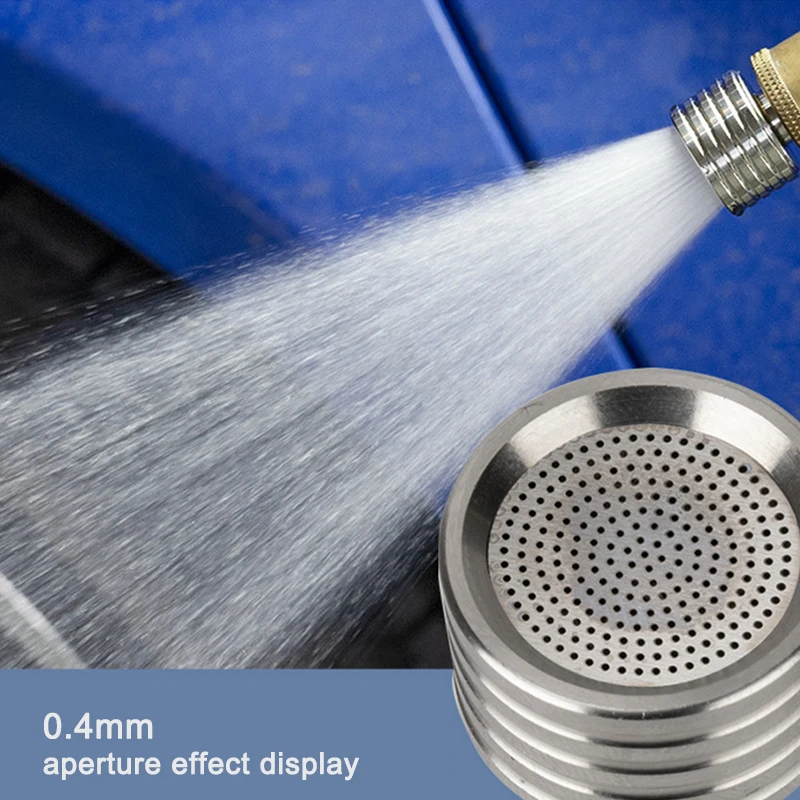 SEAMETAL High Pressure Water Gun Interface Washing Nozzle 0.4mm 1/4 Quick Connect Car Wash Sprayer Stainless Steel Shower Blades