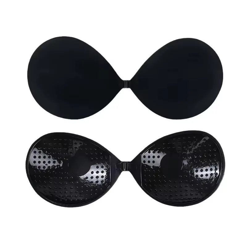

Reusable Silicone Nipple Covers Mango Shaped Self-Adhesive Bralette Strapless Push-Up Invisible Breast Petals for Women Lingerie