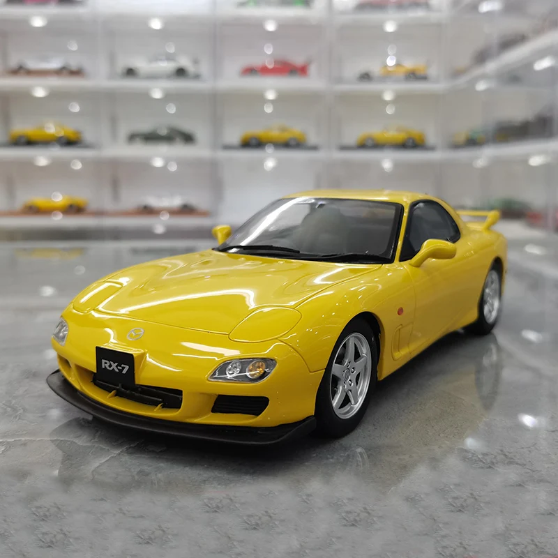 1:18 Mazda RX7 FD Type Die-cast Model Car Diecasts Metal Vehicles Limited Edition Simulated Resin Collection Boy Gifts Toy