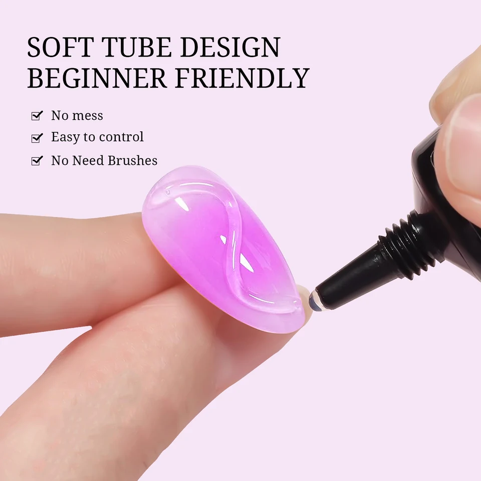 15ml Gel 3D para Arte de Uñas - Diseños DIY Impermeables, Gel de Escultura para Diseños Intrincados y Formas 4
