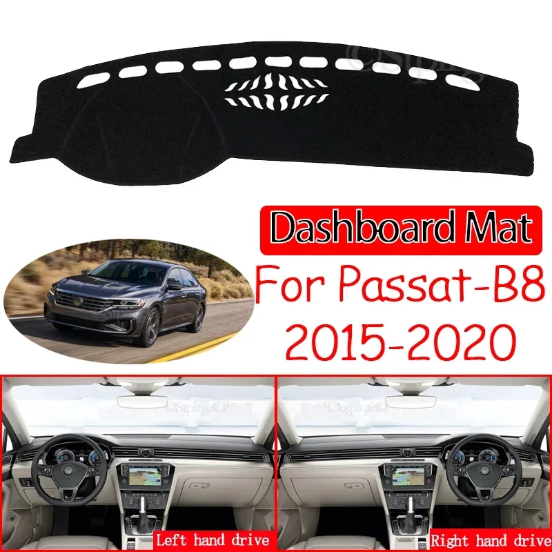 For VW Passat Volkswagen Variant Alltrack 2016 2018 2015 2017 2019 2020 Dashboard Cover Slip Mat Accessories Dashmat Carpet