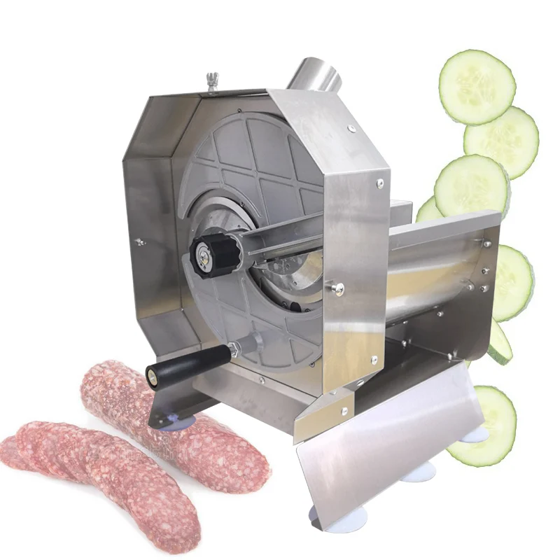 Small Stainless Steel Cucumber Oblique Slicing Machine Electric Desktop Vegetable And Fruit Slicer