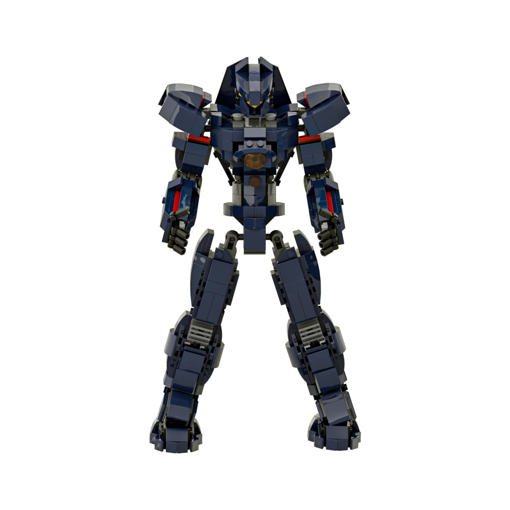 Gobricks MOC Pacificeds film Gipsys Avengereds V2 blocs de construction lourd Mecha bataille modèle briques assemblé jouet enfant jouet cadeau