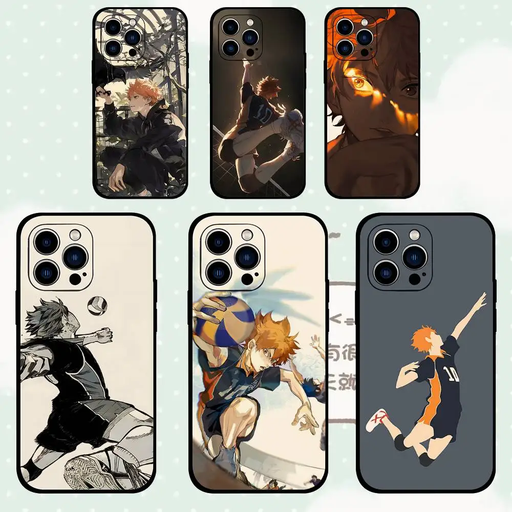 H-Hinata-S-Shoyo Nouvelle Coque de Protection Rigide en Silicone pour iPhone 11 12 13 14 15 16 17 Pro Max Air