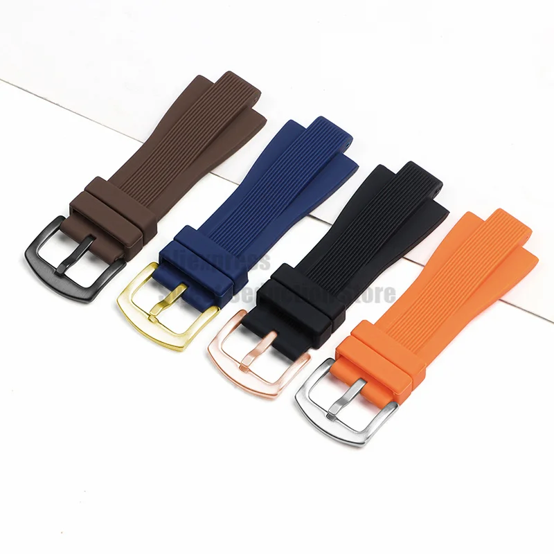 Silicone Rubber Watch Strap for Michael Kors MK8730 MK9019 MK8295 MK8492 Watch Band Soft Sport Wristband Watch Accessories