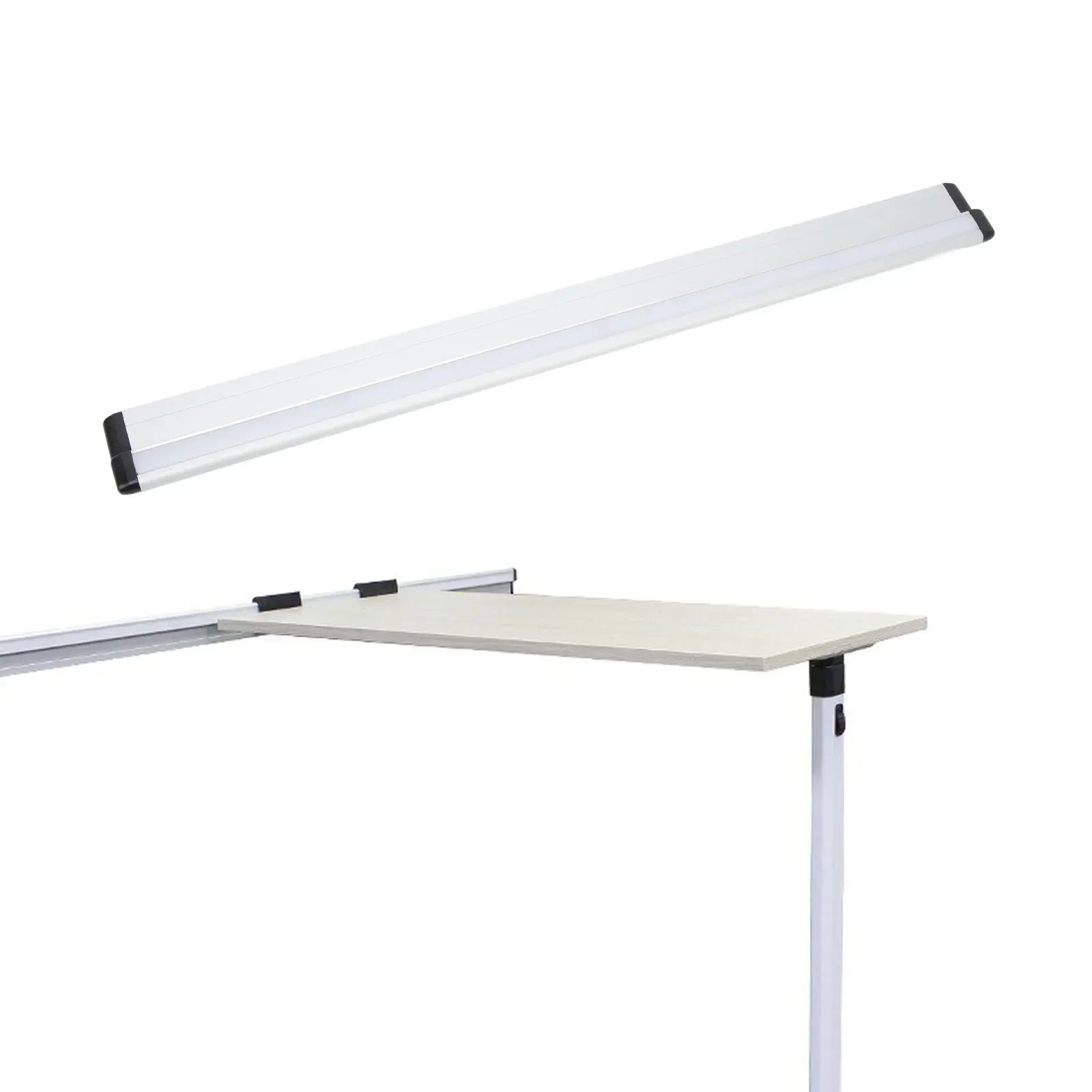 RV Table Rail, RV Table Hanger Bar Anti-Rust Aluminum Alloy 500mm, 28-Accessory For RV Yacht Camper, Light Strip Mountable