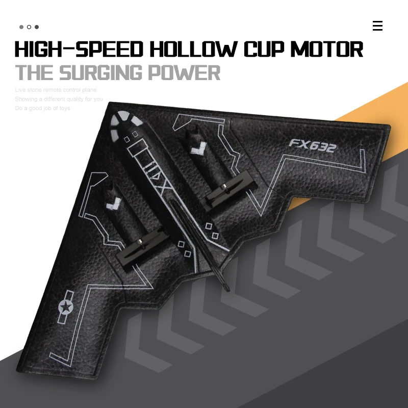 الأطفال الكبار FX632 طائرة التحكم عن بعد 2.4G B2 طائرة مزودة بجهاز للتحكم عن بُعد طائرة شراعية جناحيها طائرة بدون طيار لعب الهدايا ﻿