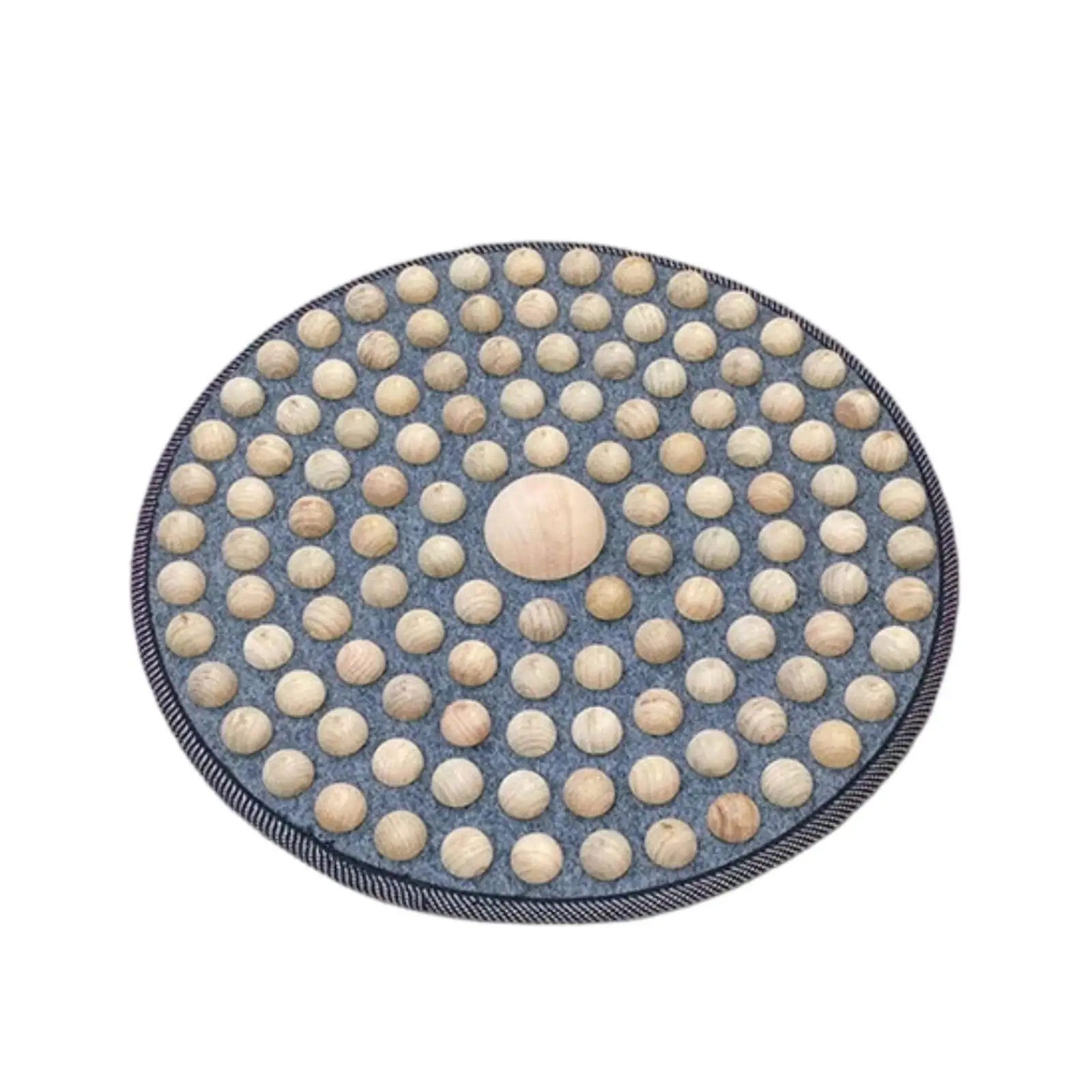 Camphor Wood Foot Massage Mat for Acupuncture Pressure Point Therapy and Daily Relaxation