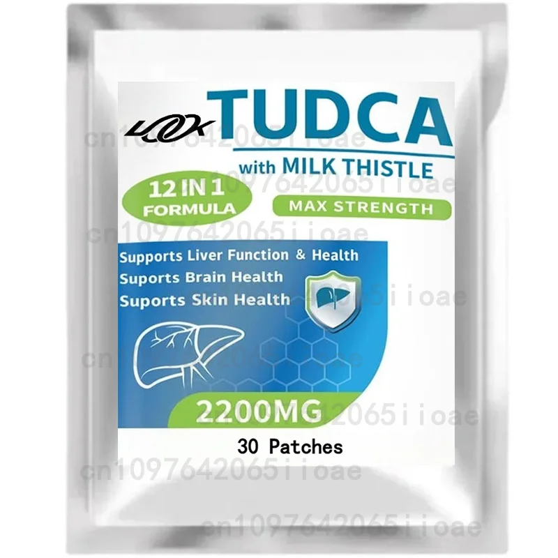 Hot Sale 30 Patches Tudca + Milk Thistle Supplement Support Health Free Shipping