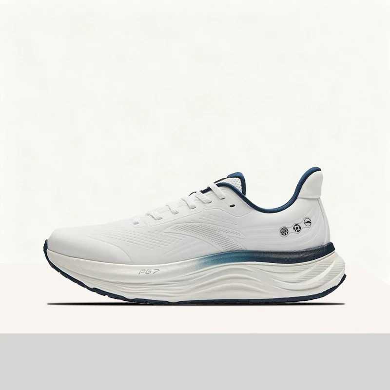 Anta Lvbu 2 PG7 Men's White/Blue/Gray Low-Top Fashion Runners – Breathable Cushioned Sole & Comfortable Fit 112615546-13