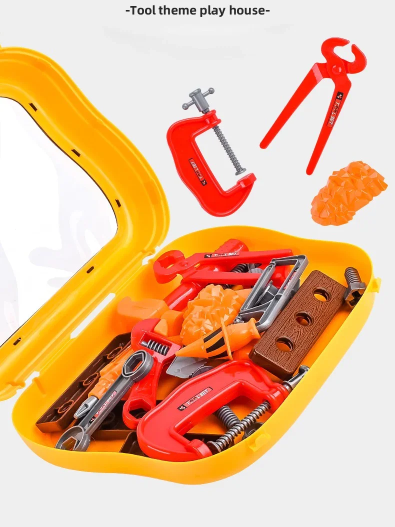 Children Toolbox set Toy Boy Simulation Maintenance Electric Drill Platform Repair tool toysScrew Assembly