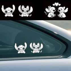 Stitch in Love Vinyl Sticker For Car Truck Bumper Window Decoration, Angel and Stitch Laptop Car Window Decals Decor