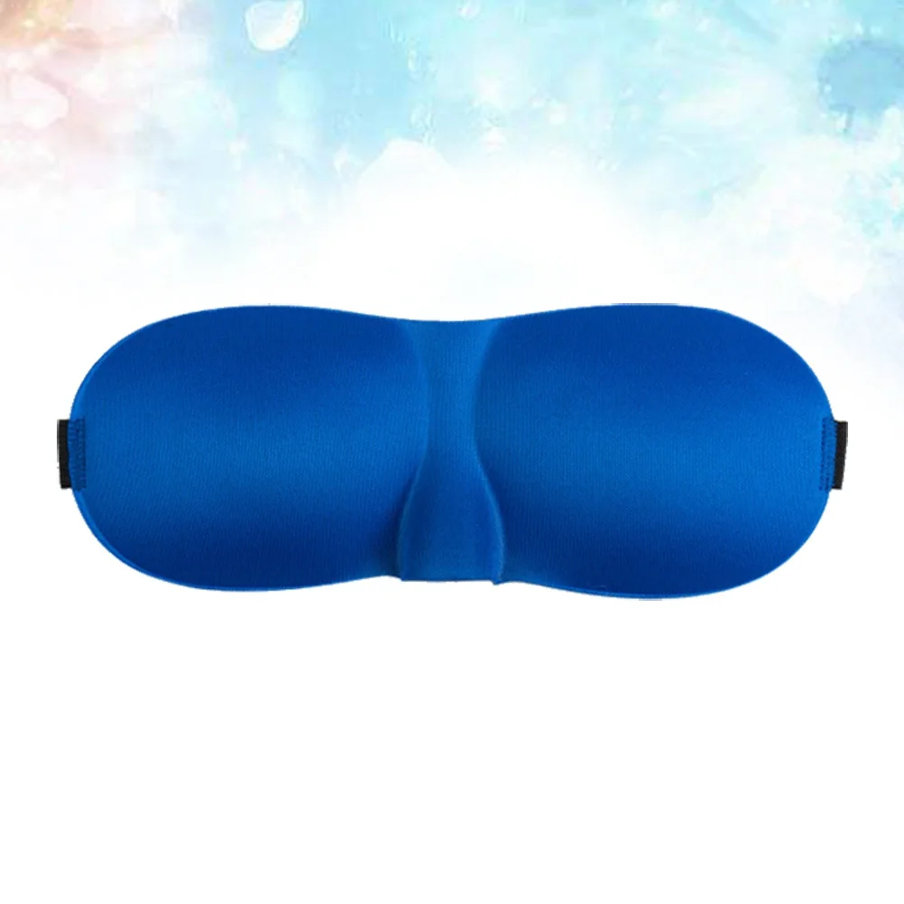 

Синяя 3D-контурная маска для сна, легкая, удобная, регулируемая маска для глаз для путешествий, работы, сна, ночные тени для век с повязкой на глаза