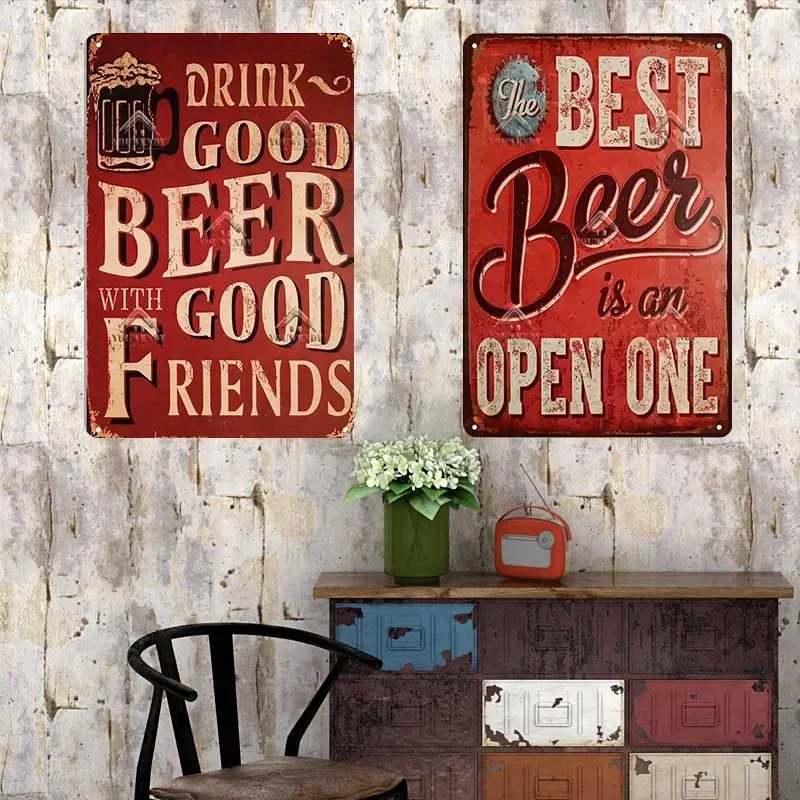 Funny Bar Metal Sign, Retro Plaque, Vintage Tin Sign, Alcohol Drinker, Pub, Club, Man Cave, Kitchen Wall Decoration