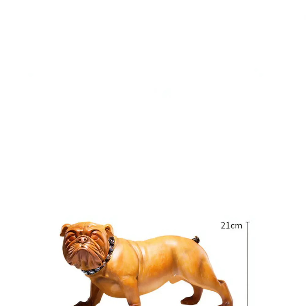 Creative Animal Sculpture Ornament Antique Bronze Greyhound Figurine Resin Home Decoration Crafts For Office Study Desk
