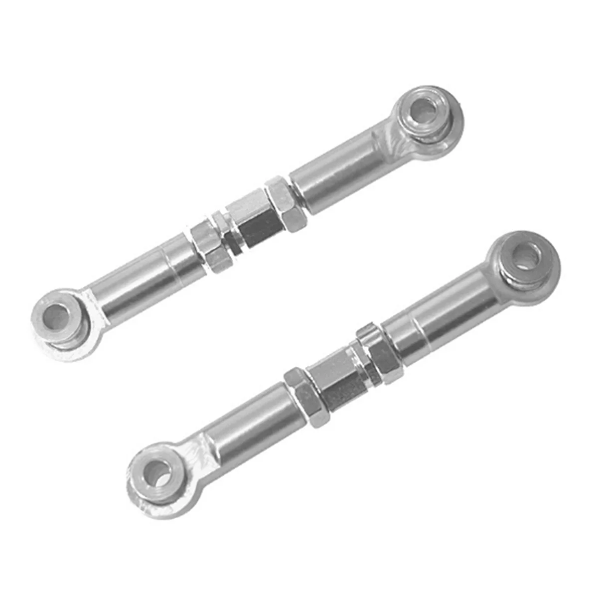 RC Car Metal Upgrade Accessories Steering Rod for MJX Hyper Go 1/14 14209 14210 H14BM RC Car Upgrade Parts(Silver)