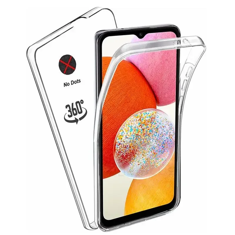 360 Degree Case For Redmi 13C 12C 10C 10 Redmi Note 13 Pro Plus 12S 12 11 5G Poco C65 M5S Transparent Built-in Screen Protector