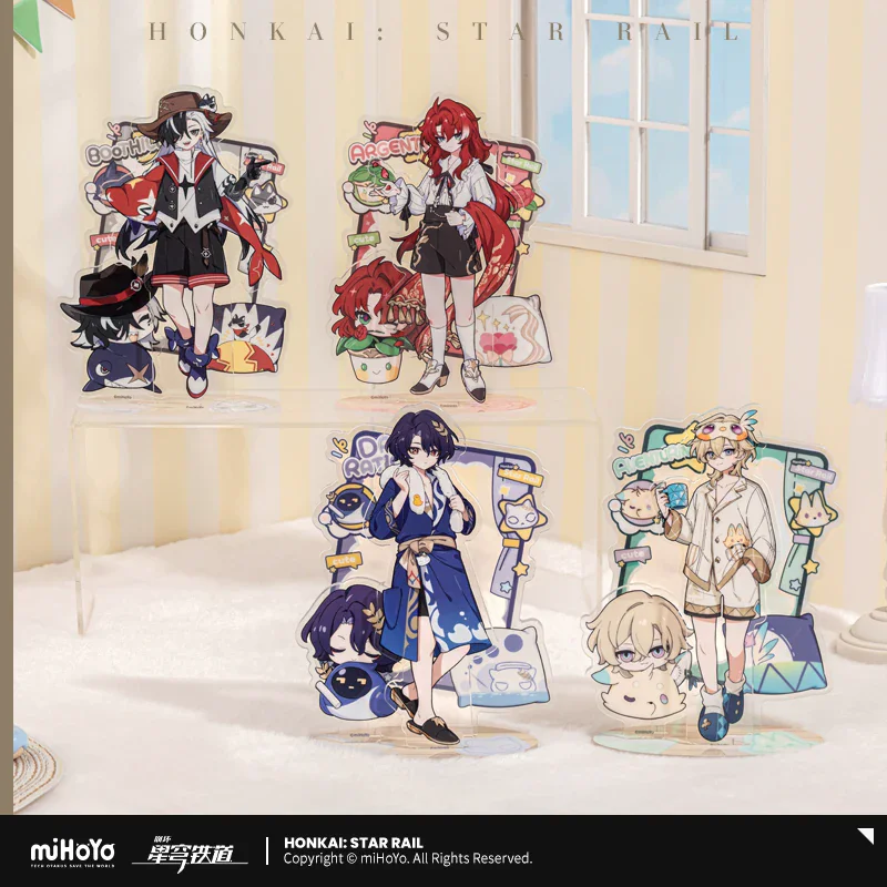 Official Honkai Star Rail Gaming Merchandise Cartoon Characters Cosplay DanHeng Sunday Men s Dormitory Acrylic Stands