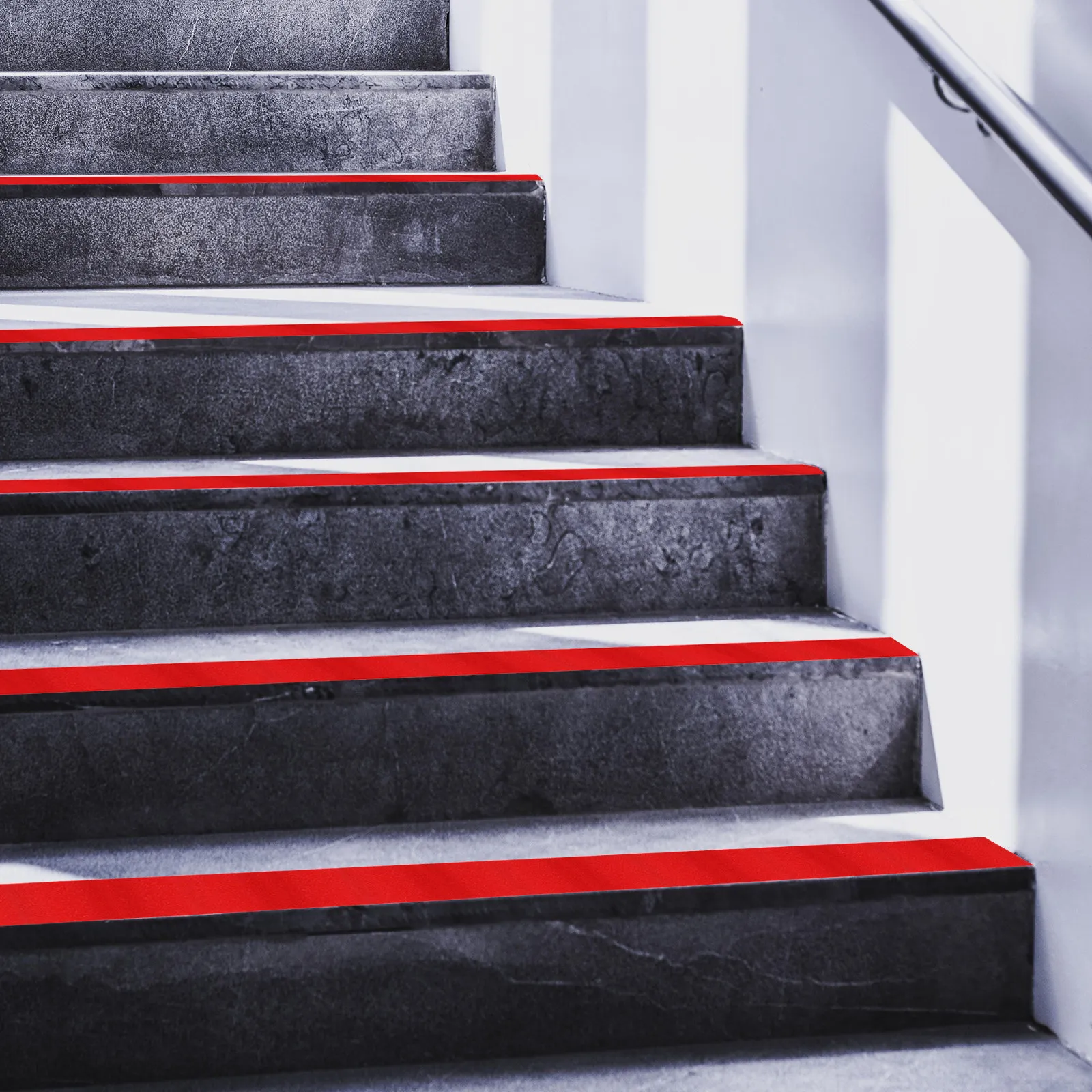 

Противоскользящая лента из матового ПВХ для лестниц, ванн и душевых кабин: усиленная защита от скольжения, предупреждающая полоса для ступеней